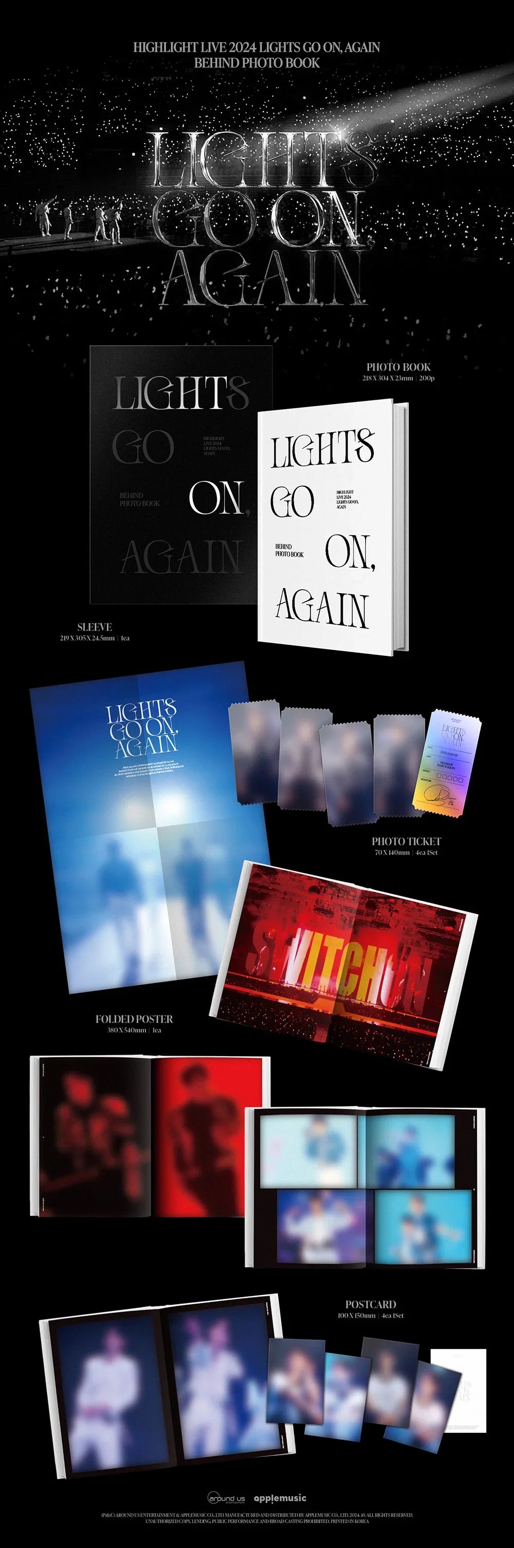 Highlight - Lights Go On, Again LIVE 2024 Behind Photobook