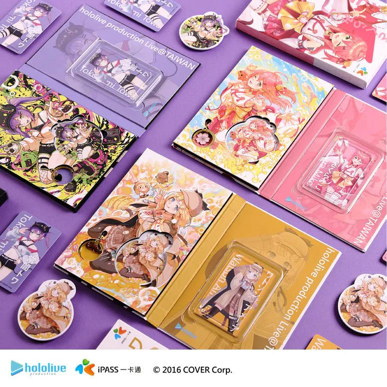 [Hololive] Exclusive Limited Edition IPASS Card and Keychain - Watson Amelia