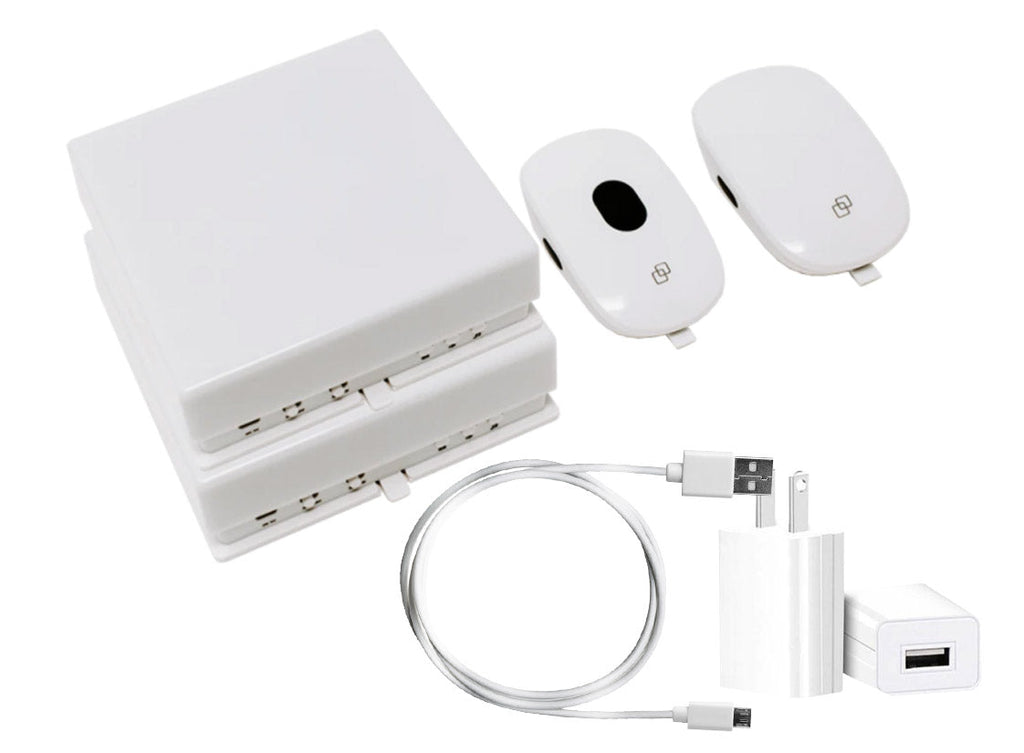 SquareGlow HomeKit – Wireless Alert System (2 USB Cables & 2 USB Adapters)