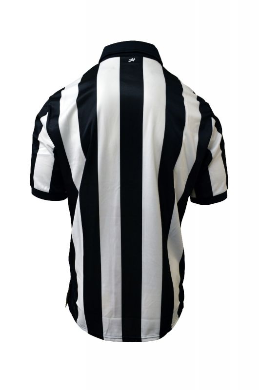 Honig's 2.25" Striped Short Sleeve Football/Lacrosse Shirt With Sublimated American Flag On Left Chest - PhishStones Products