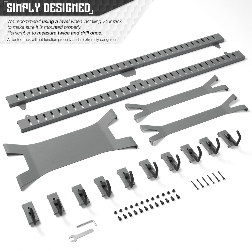 Horizontal Wall Rack - PhishStones Products