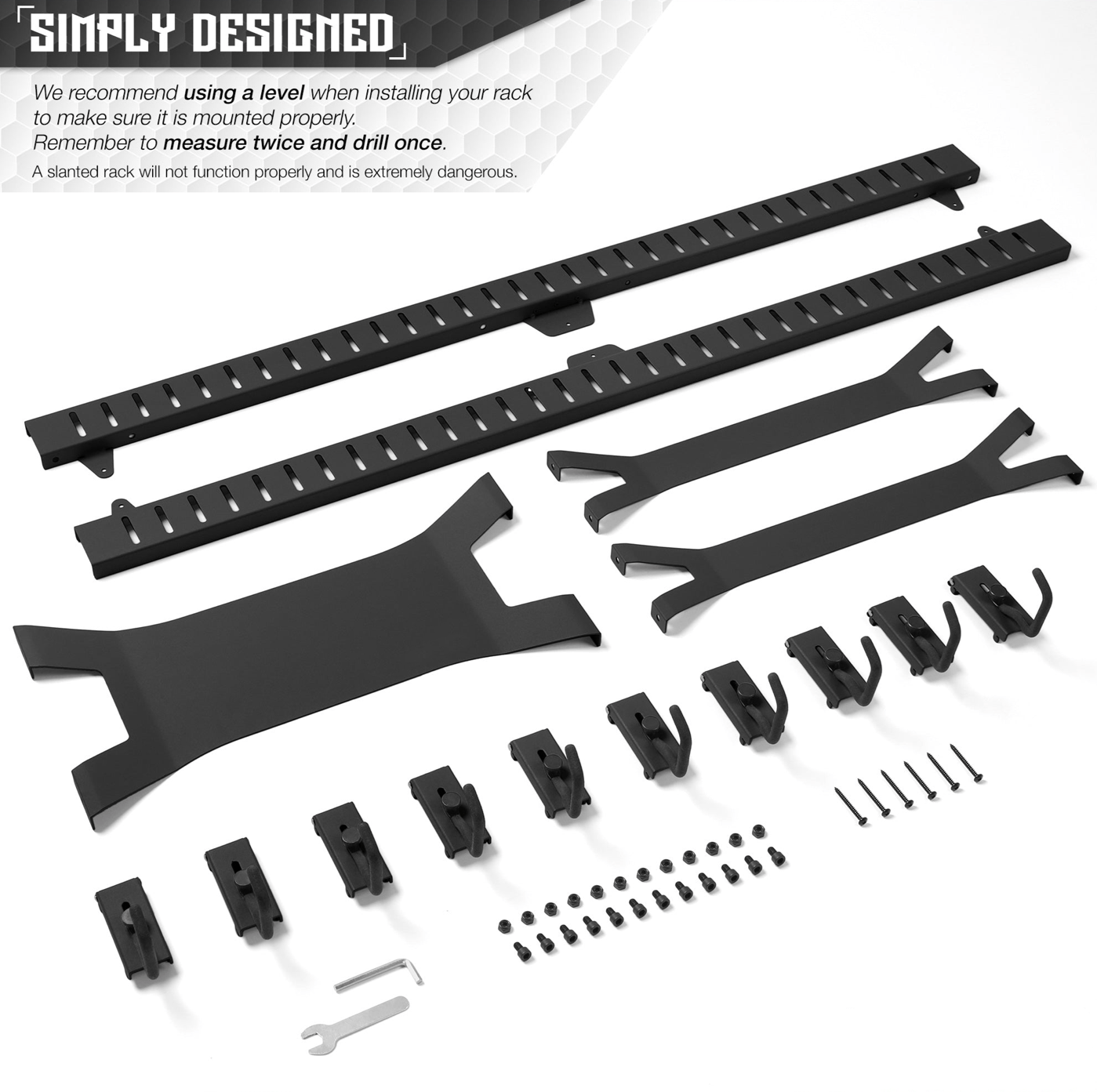 Horizontal Wall Rack - PhishStones Products