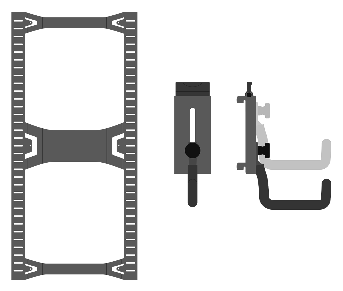 Horizontal Wall Rack - PhishStones Products