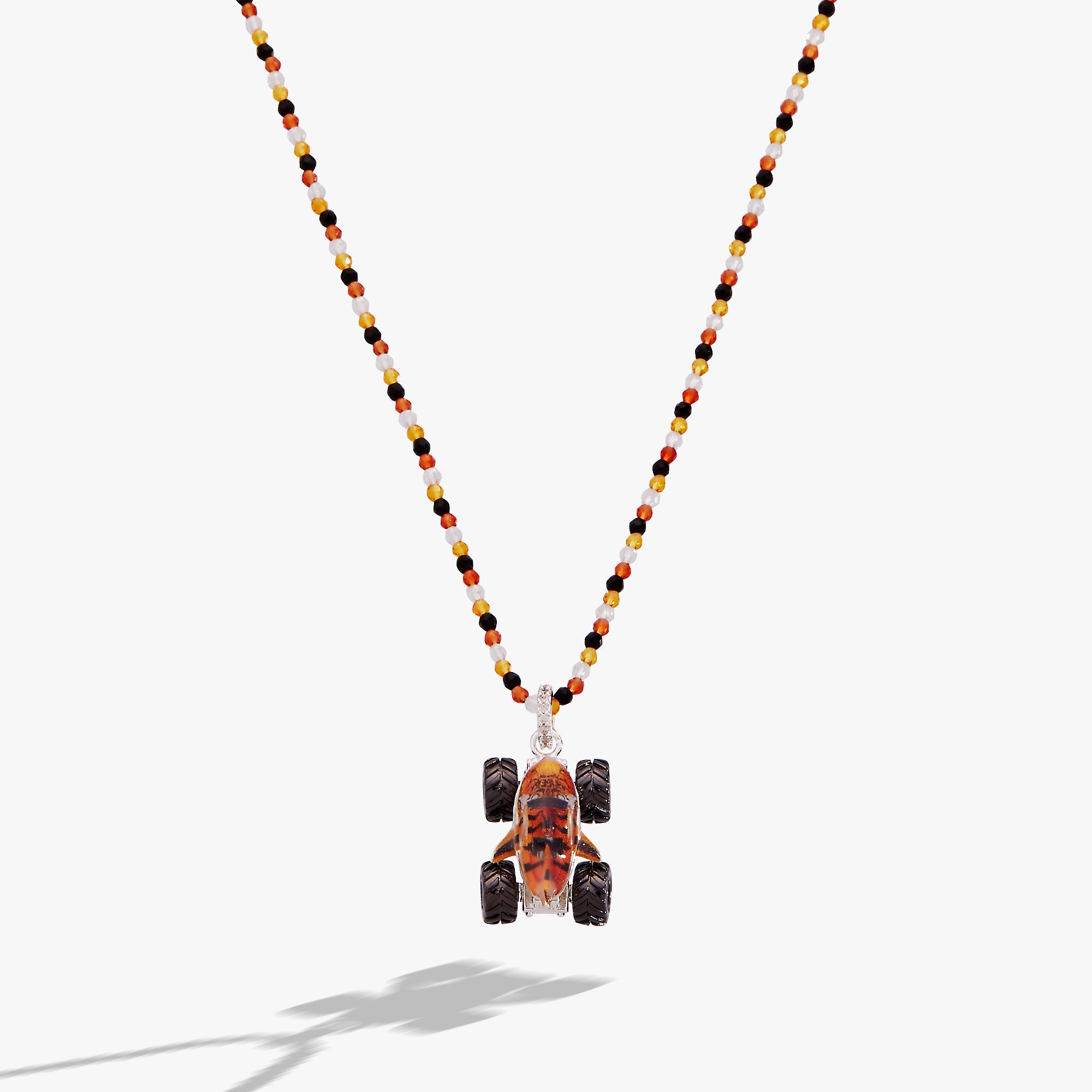 Hot Wheels™ Monster Truck Tiger Shark Pendant Necklace