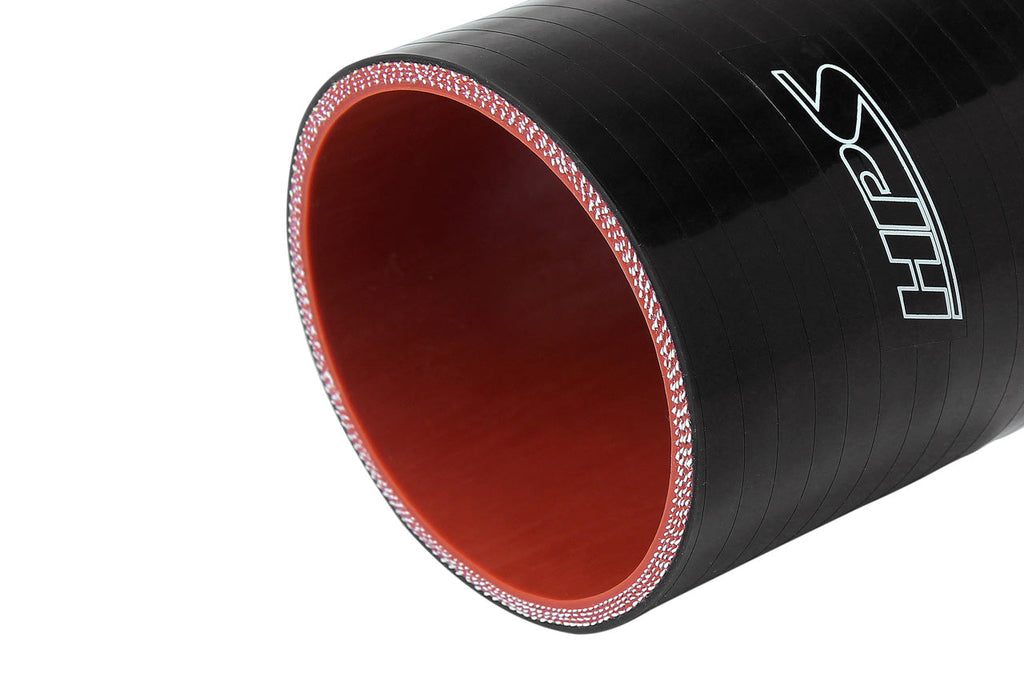 HPS Performance Products HPS 3/8" (9.5mm) Silicone Straight Coupler Tube Hose, High Temperature 4-ply Reinforced