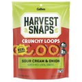 Harvest Snaps Crunch Loops Sour Cream & Onion, 12 x 2.5 oz Bags