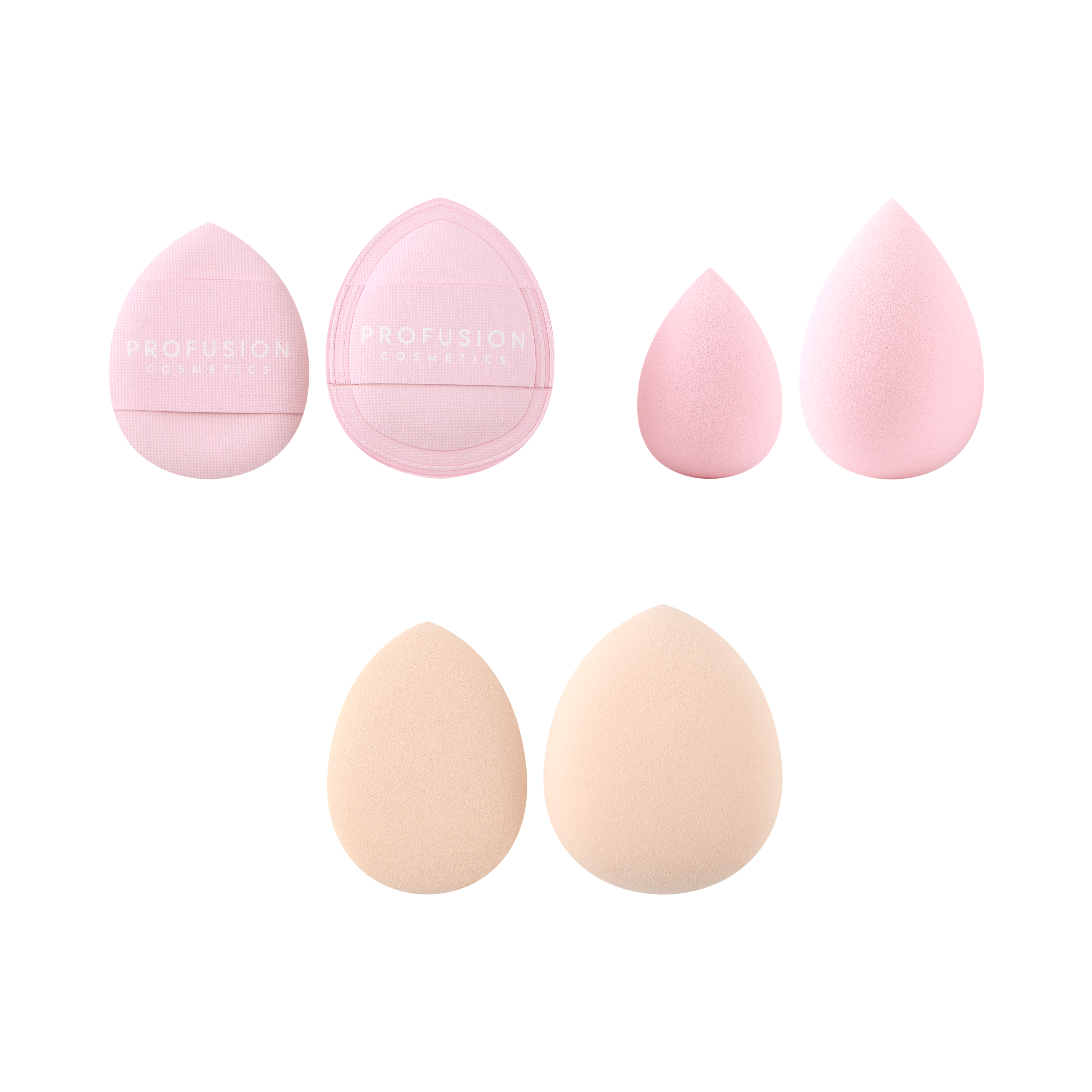 Blending Essentials Makeup Sponge & Puff Set