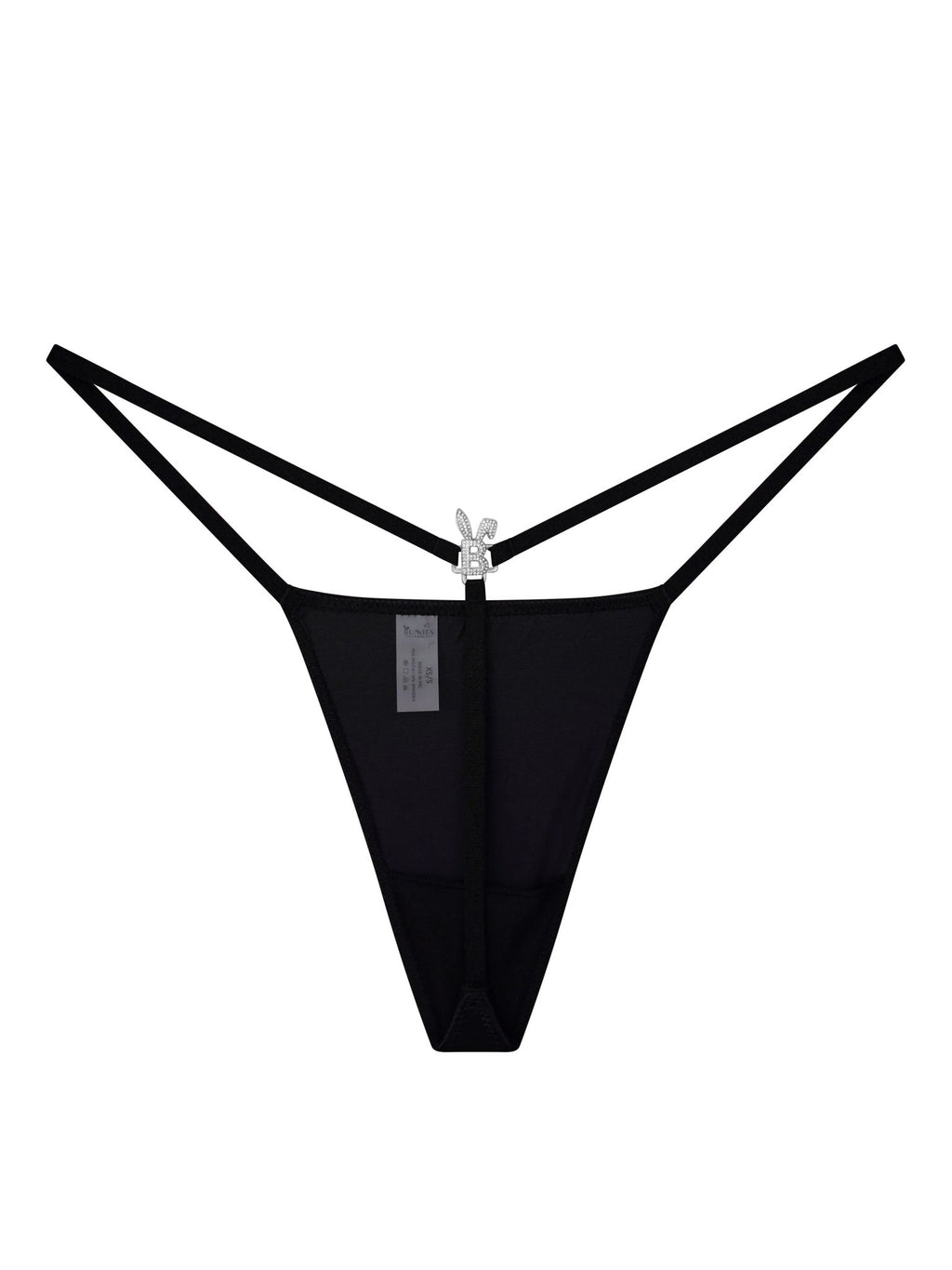ICED OUT G - STRING IN BLACK - PhishStones Products