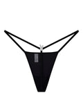 ICED OUT G - STRING IN BLACK - PhishStones Products