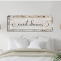 Sweet Dreams, Master bedroom sign for over bed, master bedroom wall decor, wall art for bedroom wall, sweet dreams canvas print, guest room
