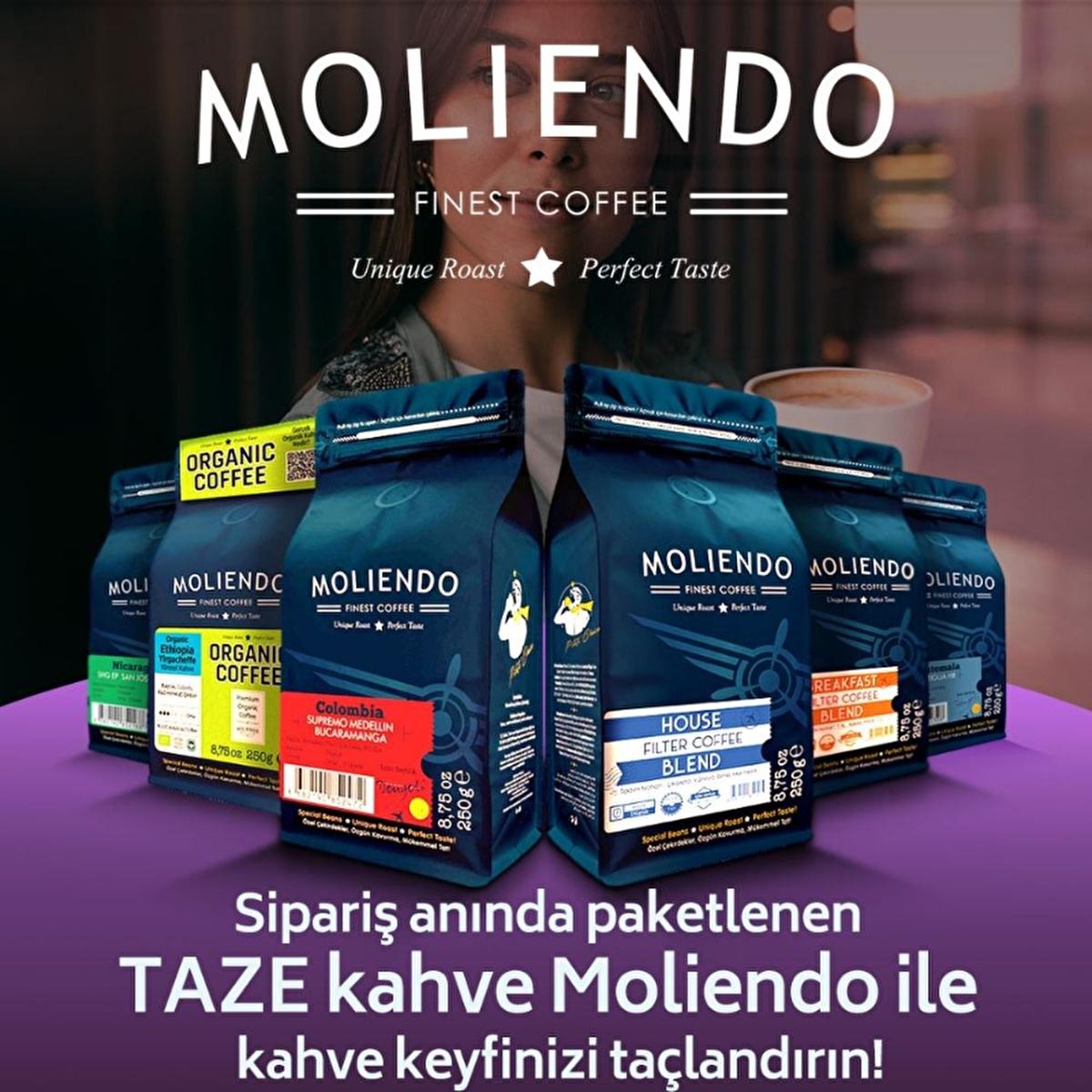 Moliendo Ground Filter Coffee, 250g - Balanced Flavor Arabica Coffee Blend