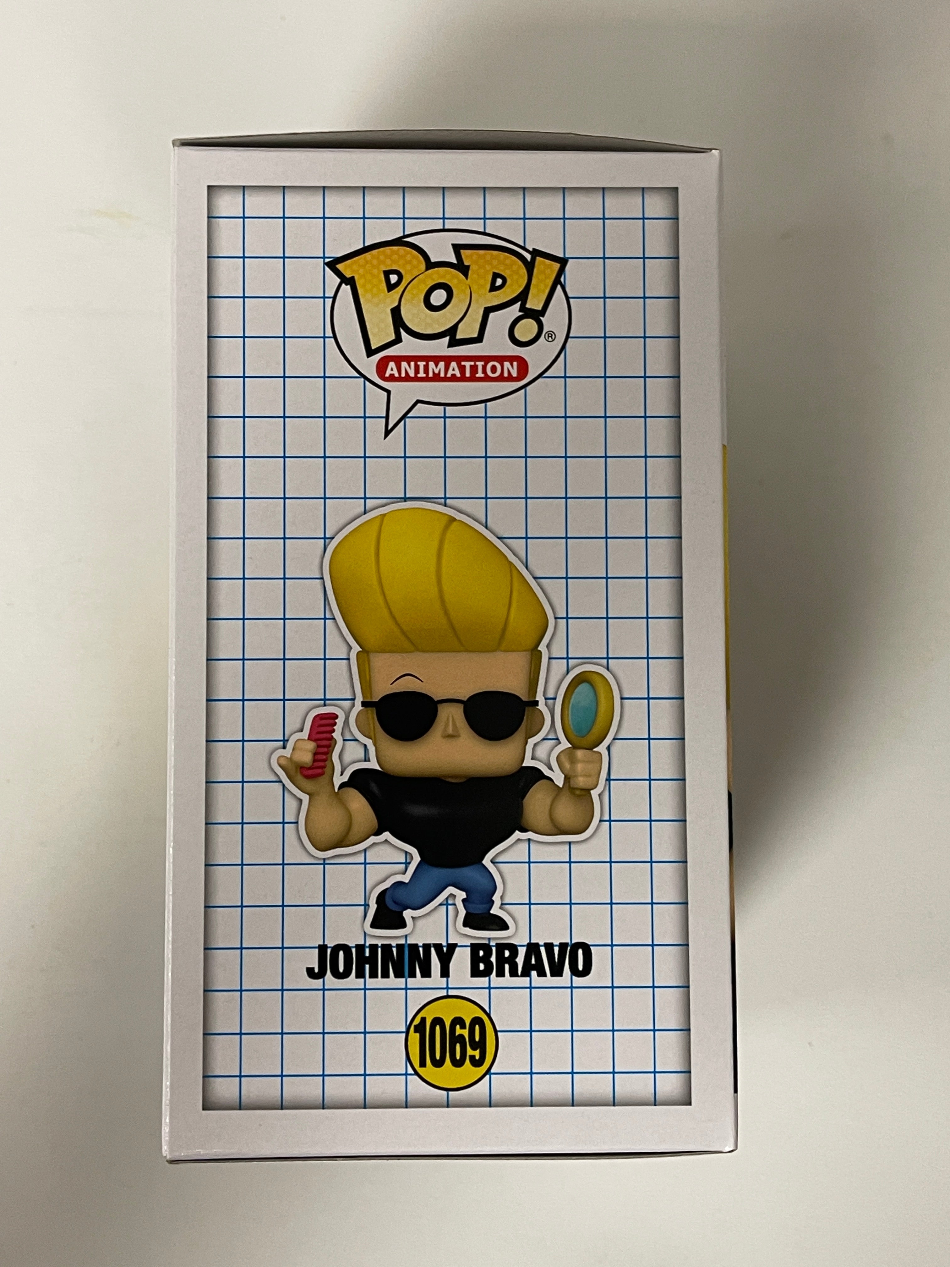 Funko Pop! Animation Johnny Bravo With Comb & Mirror #1069 Cartoon Network 2021