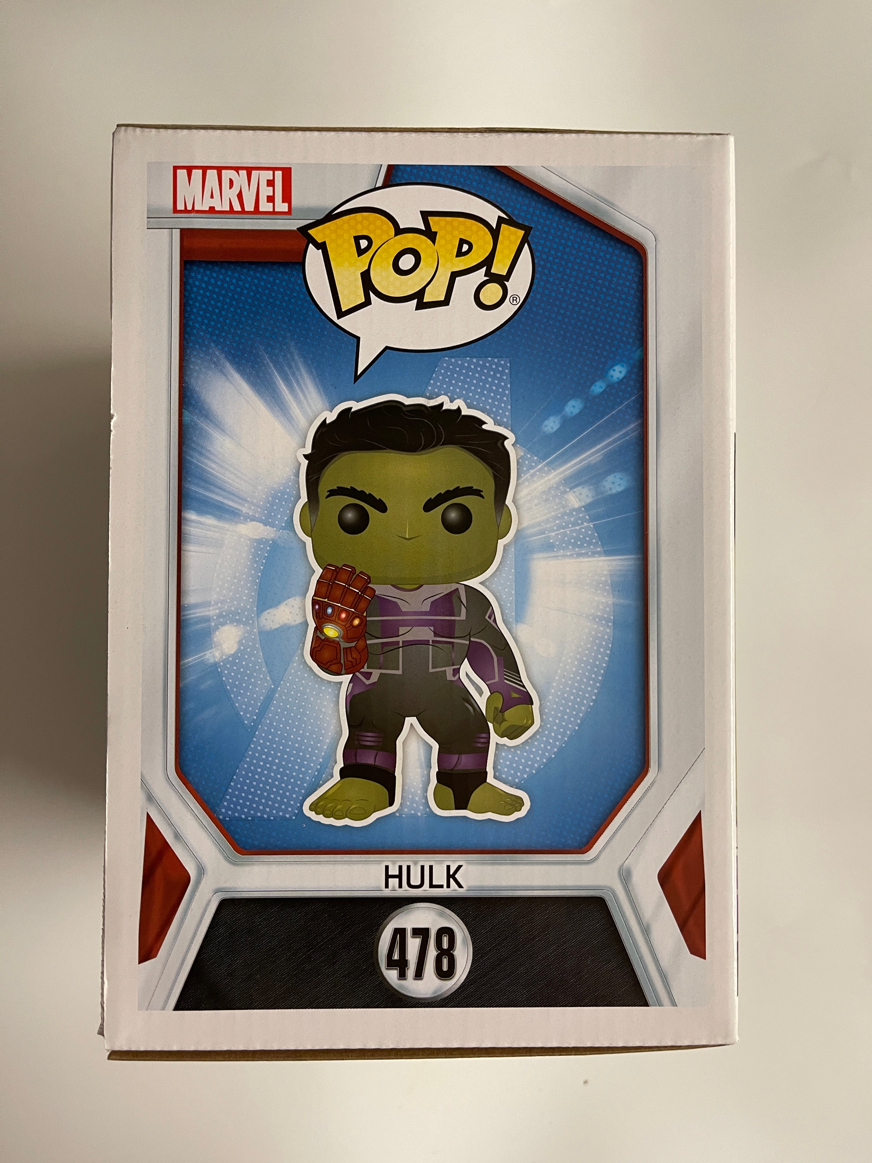 Funko Pop! Marvel 6" Hulk With Nano Gauntlet #478 Avengers Endgame 2019