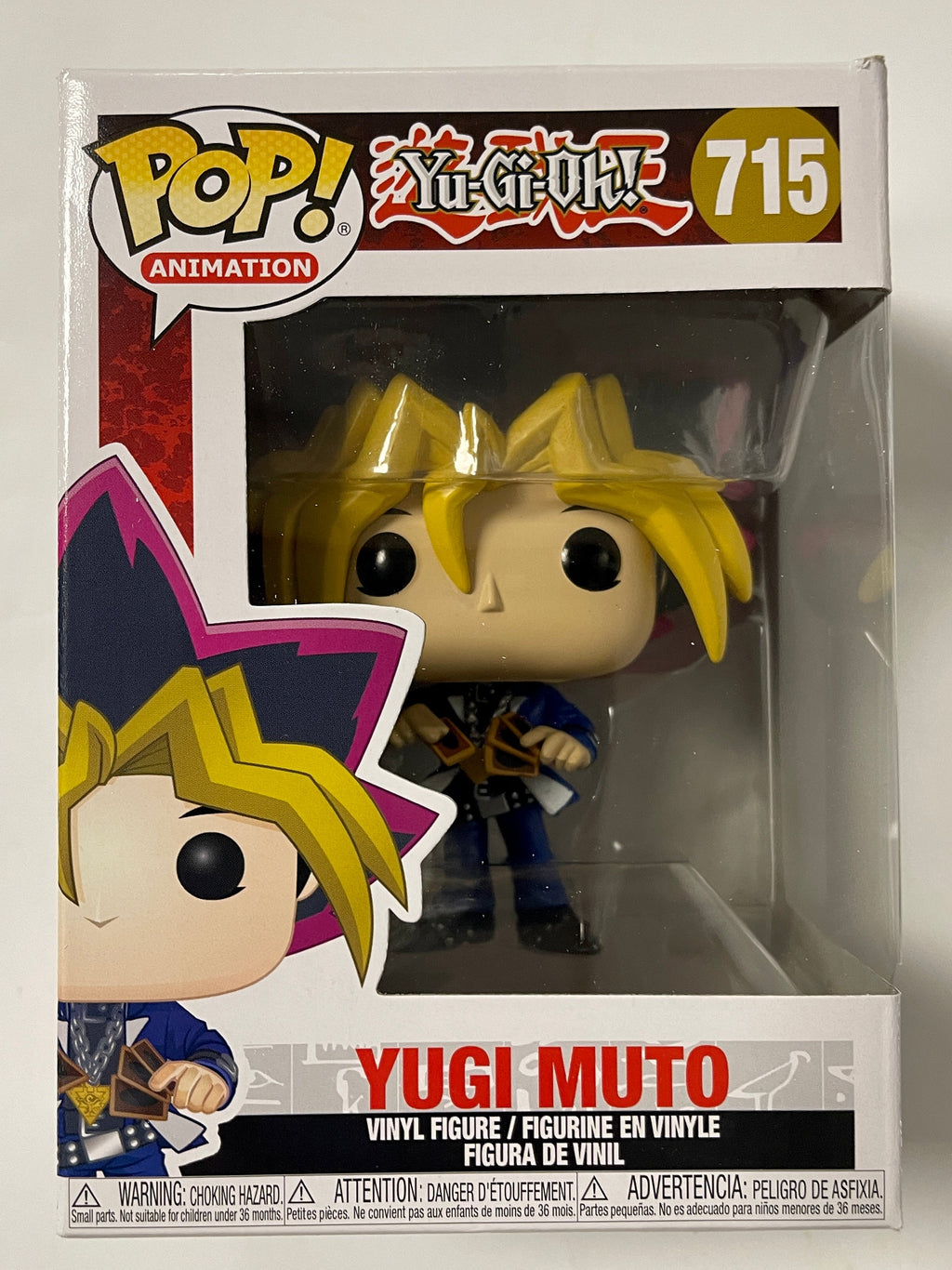 Funko Pop! Animation Yugi Moto With Millenium Puzzle #715 Yu-Gi-Oh! Anime