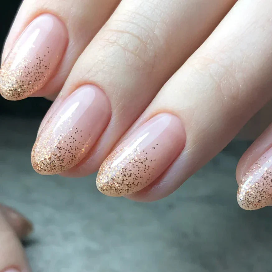 Luxio - Glitter Rose-Gold Gel Polish, 15ml