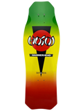 Hosoi O.G. Hammerhead Rasta 10.5" Skateboard Deck
