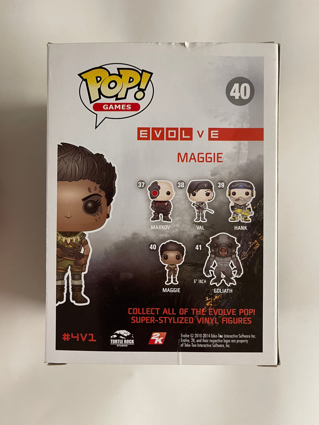 Funko Pop! Games Maggie #40 Evolve 2015 Vaulted