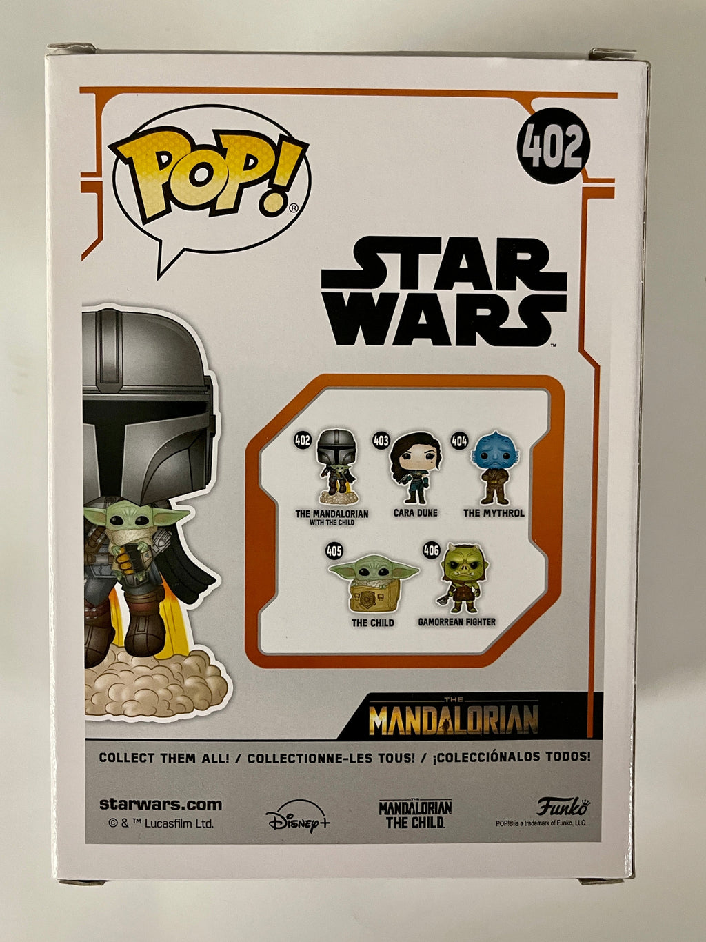 Funko Pop! Mandalorian With The Child Flying #402 Star Wars 2020