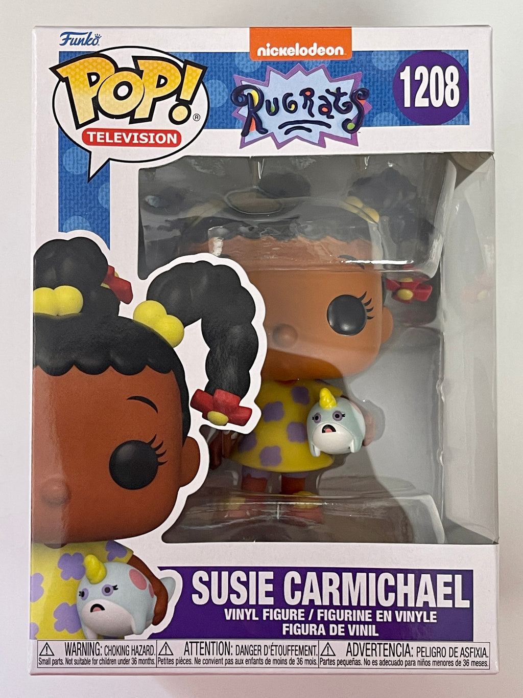 Funko Pop! Television Susie Carmichael With Narwhal #1208 Rugrats 2022 Nickelodeon