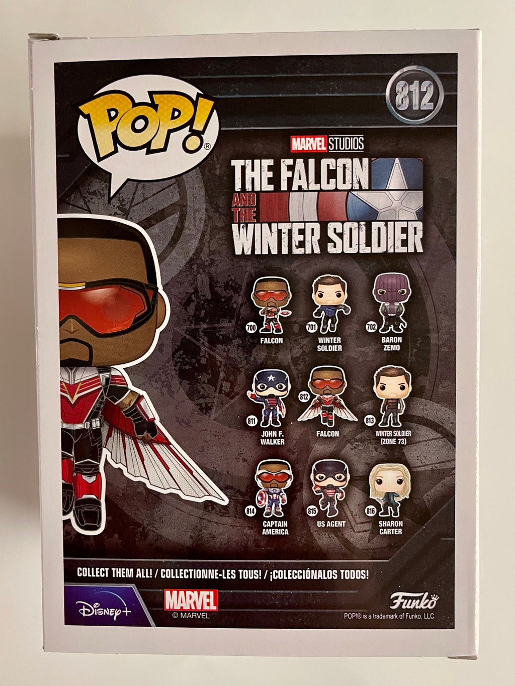 Funko Pop! Marvel The Falcon #812 Falcon And The Winter Soldier Disney +