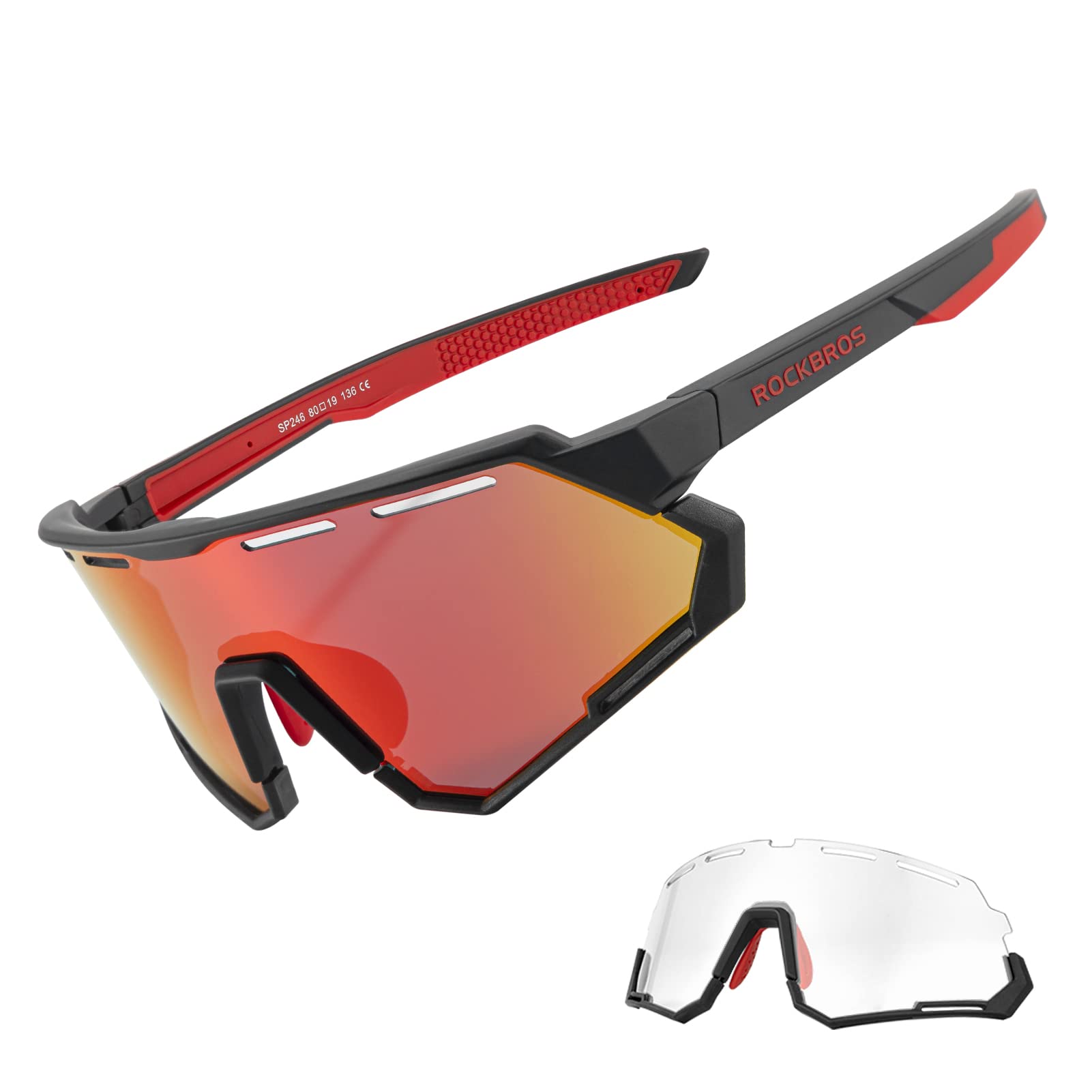 Polarized Photochromic Cycling Goggles (2-Lens Kit)