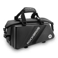 ROCKBROS Bike Trunk Bag Top Expandable Rear Rack Bag, EVA Hard Shell
