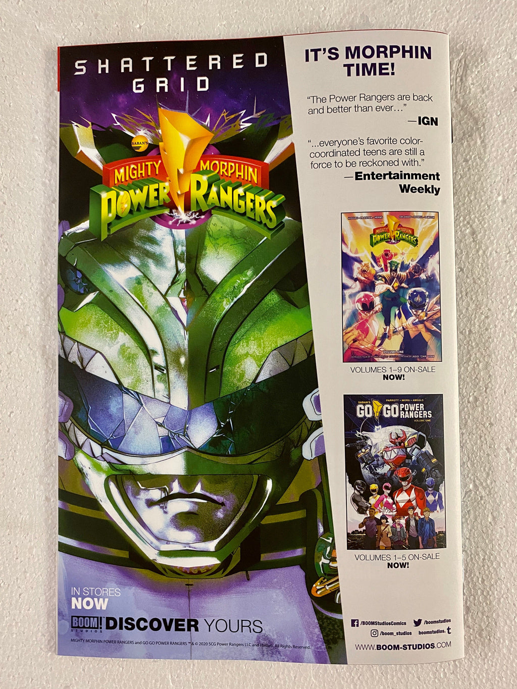 Mighty Morphin Power Rangers Teenage Mutant Ninja Turtles #1 Second Print