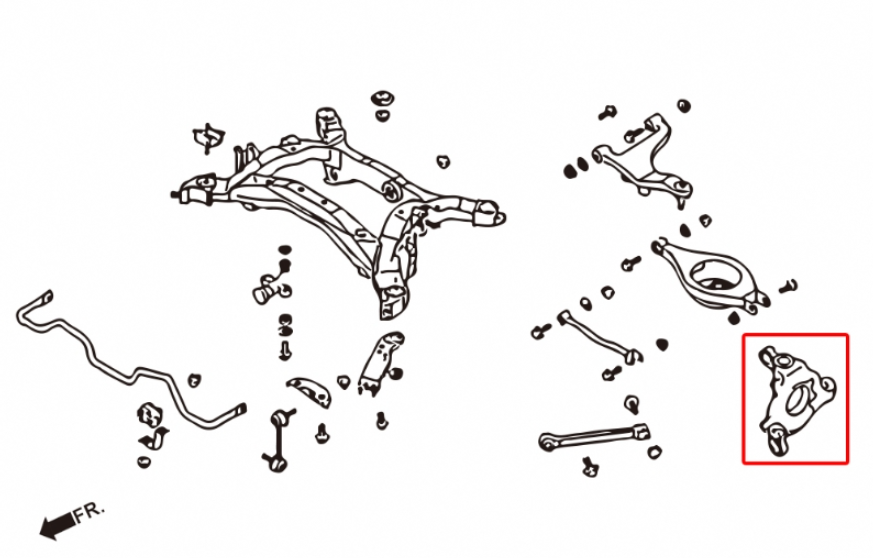 Megan Racing Bushing Tension Rod Bushings for 2003-2009 Nissan 350Z/Infiniti G35 150% Harder, 20-30% Stiffer - MRS-NS-0301
