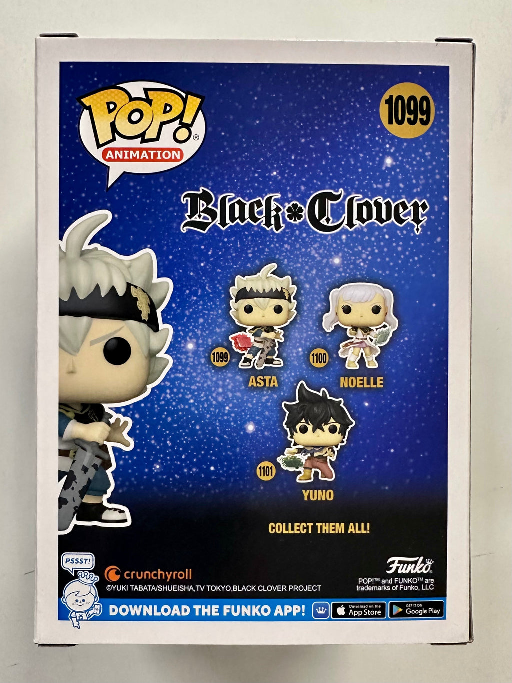Funko Pop! Animation Asta #1099 Black Clover 2022 Black Bull Squad Anti-Magic
