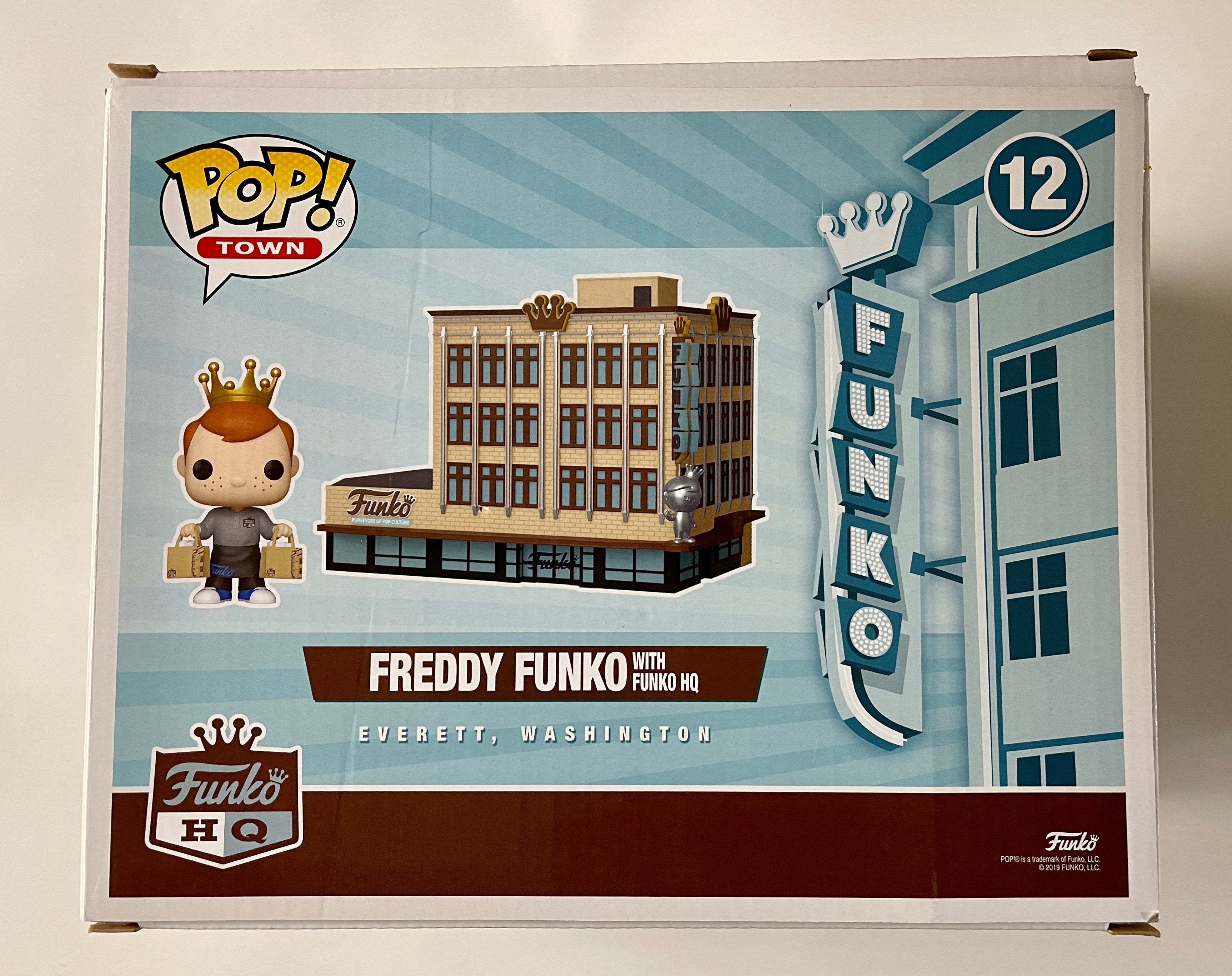 Funko Pop! Town Freddy Funko with Headquarters HQ #12 ECCC 2020 Spring Con Exclusive