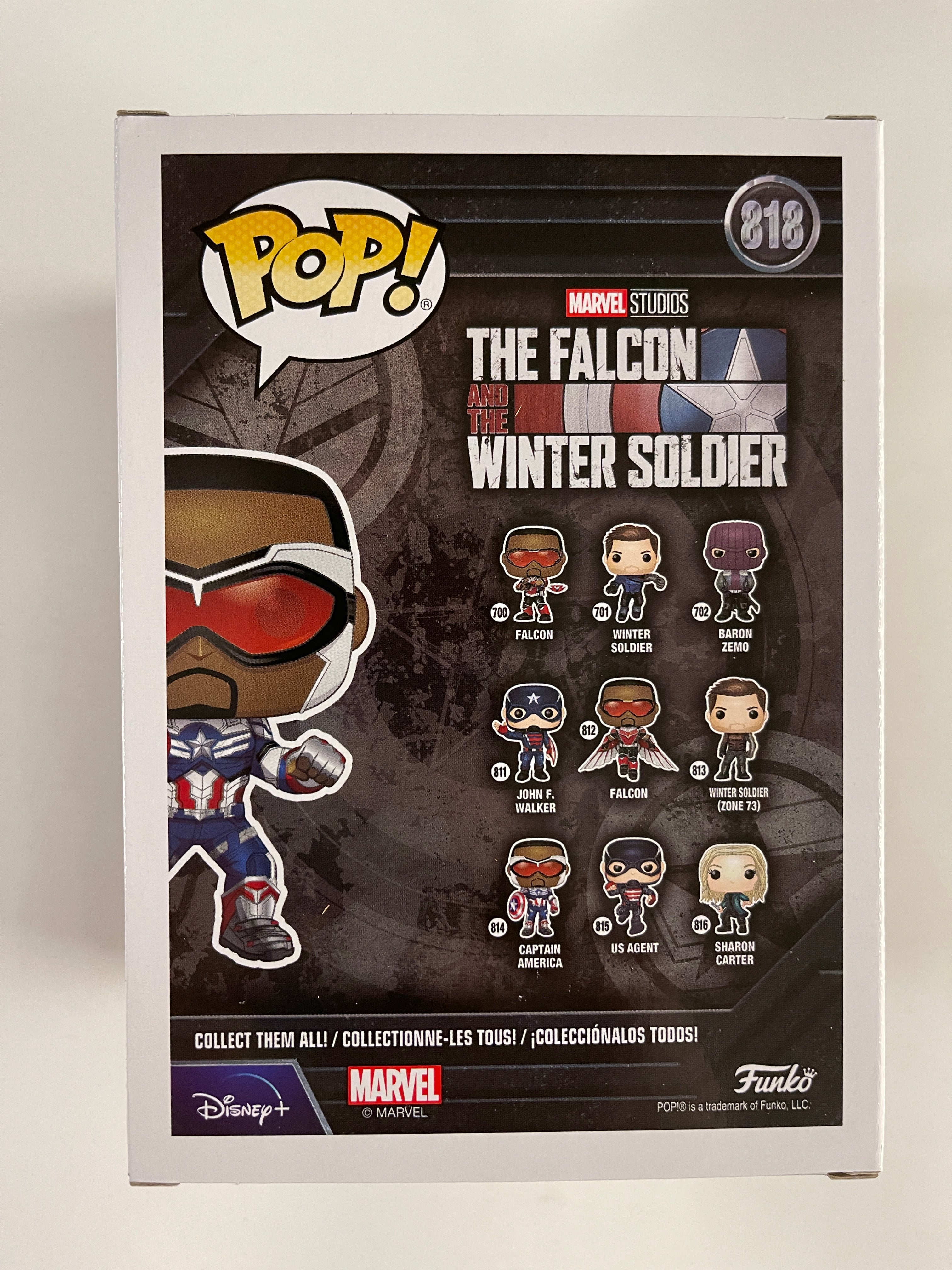 Funko Pop! Marvel Sam Wilson Captain America #818 YOTS Amazon Exclusive