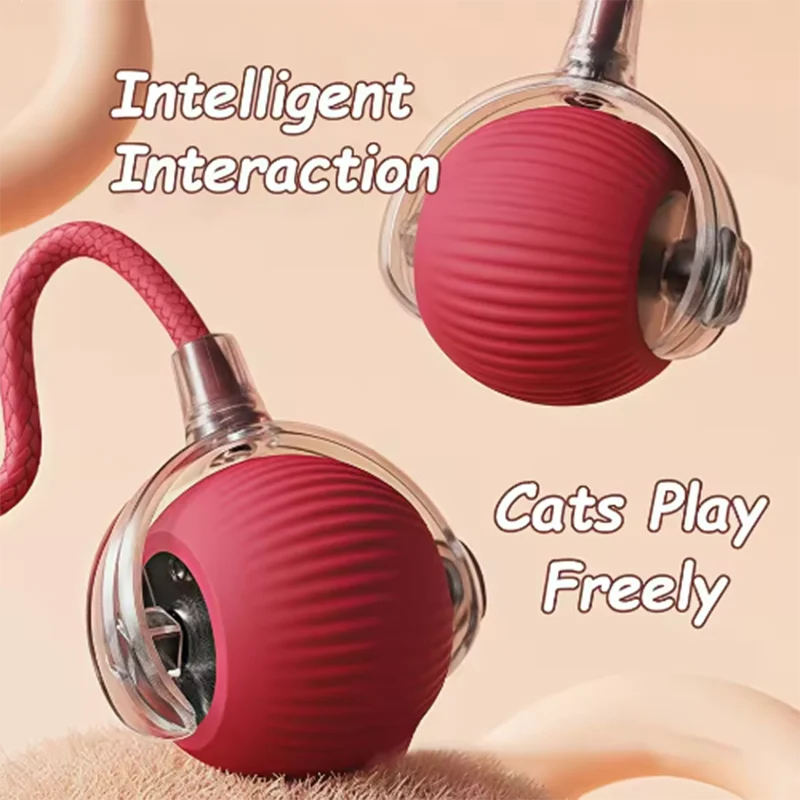 Smart Rolling Interactive Cat Ball Toy