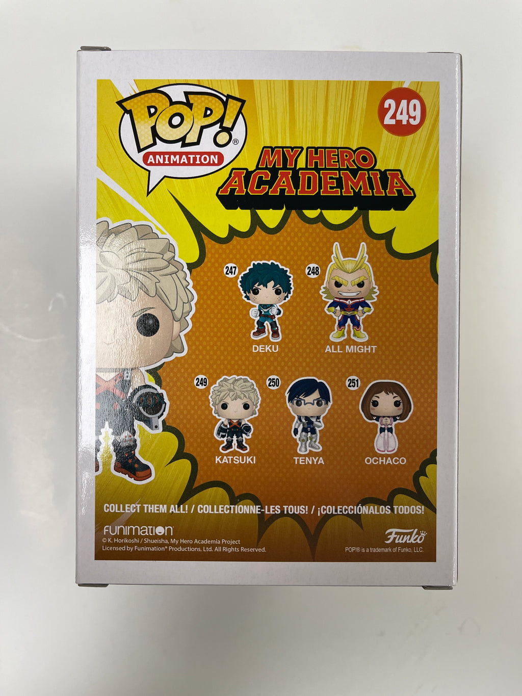Funko Pop! Animation Katsuki Bakugo (Hero Costume) #249 My Hero Academia 2017