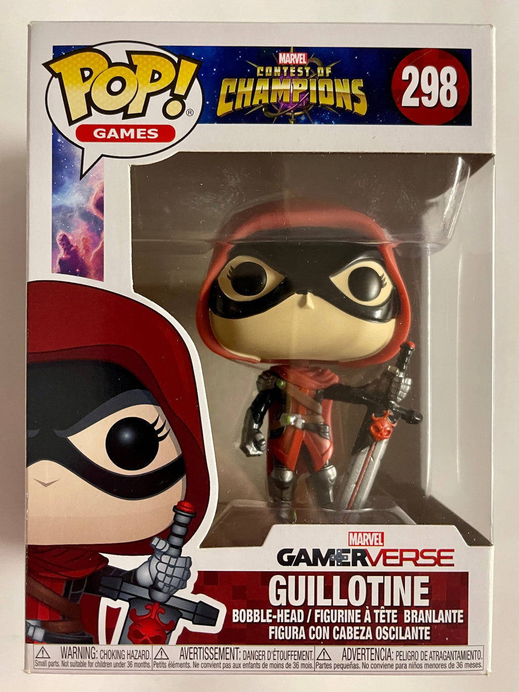 Funko Pop! Games Guillotine #298 Marvel Contest Of Champions 2018 Vaulted