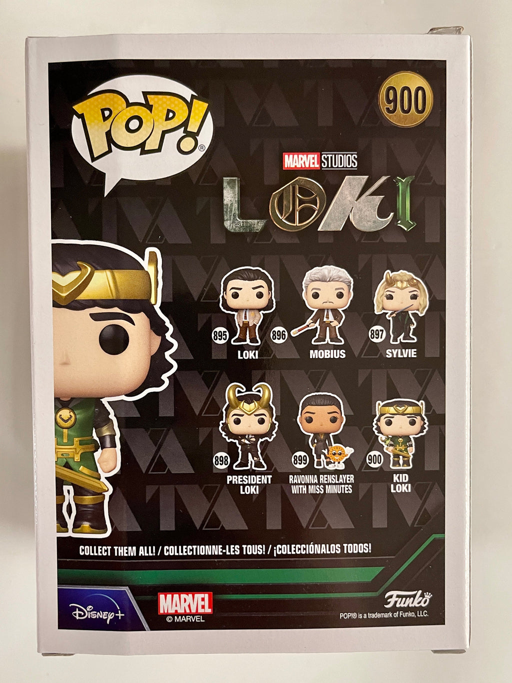 Funko Pop! Marvel Metallic Kid Loki W/ Alligator Loki #900 Funko Shop Exclusive