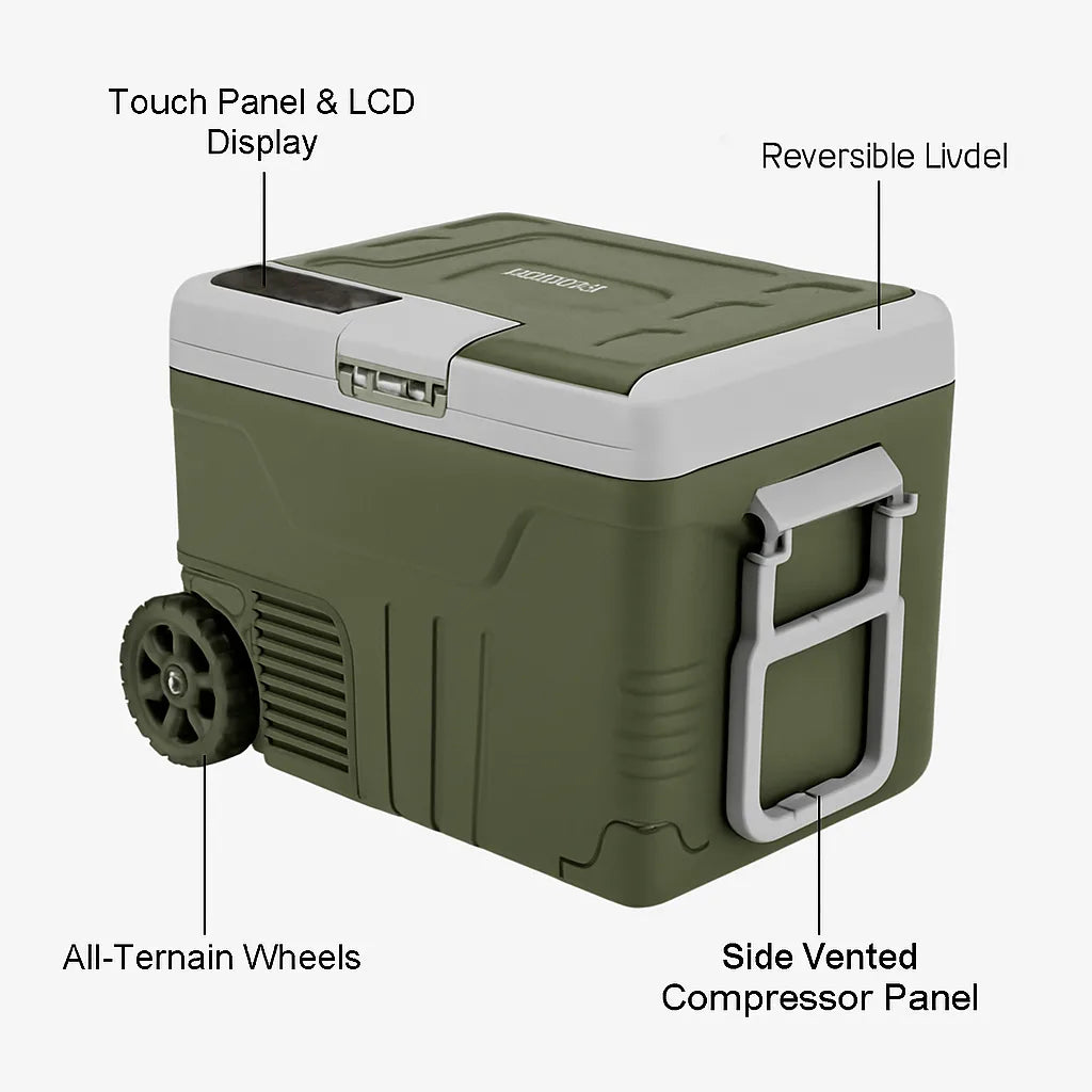 12 Volt Car Refrigerator Portable Car Fridge with Adjustable Range