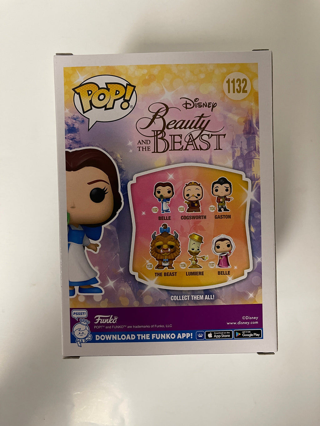 Funko Pop! Disney Princess Belle With Mirror #1132 Beauty & The Beast 2021