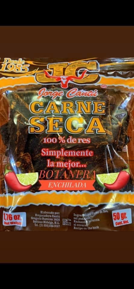 Carne Seca 25gr - Entera Enchilada