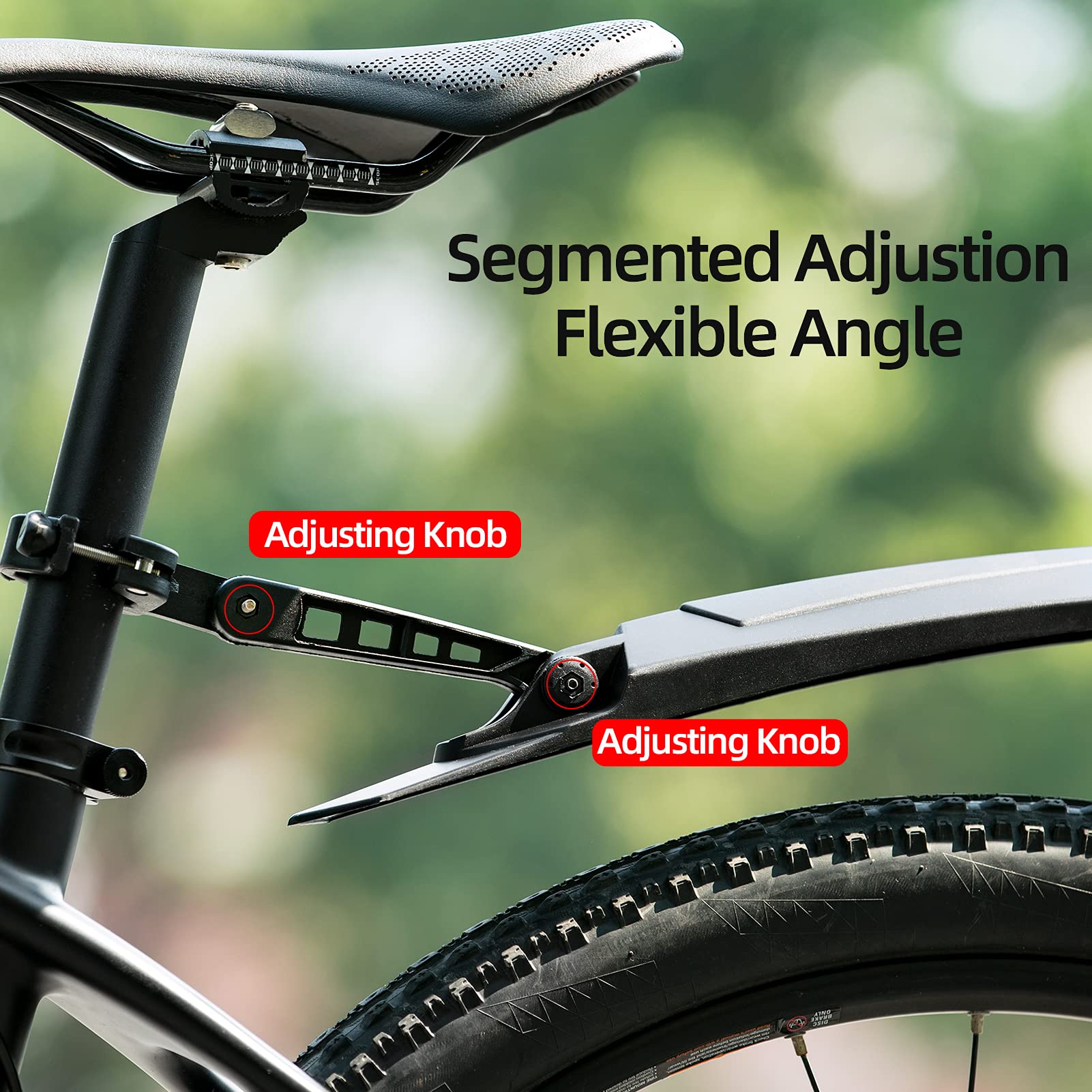 ROCKBROS Adjustable MTB Mud Guards Front & Rear Splash Guard