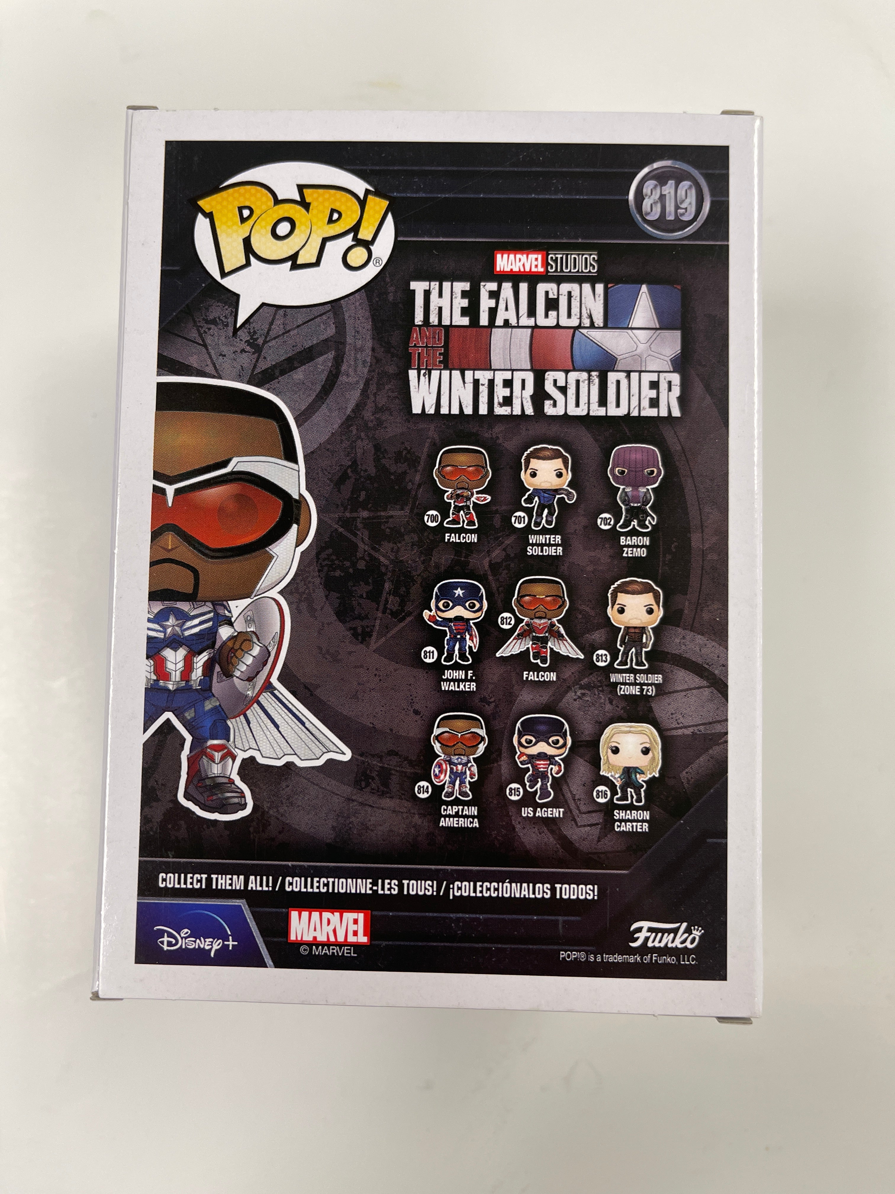 Funko Pop! Marvel Sam Wilson Captain America #819 GameStop Exclusive