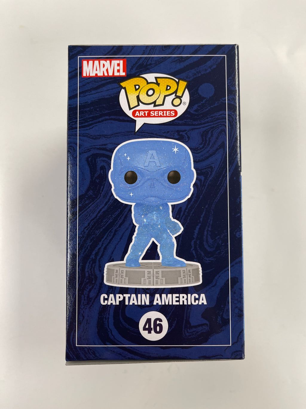 Funko Pop! Marvel Studios Captain America (Blue) #46 Infinity Saga Art Series