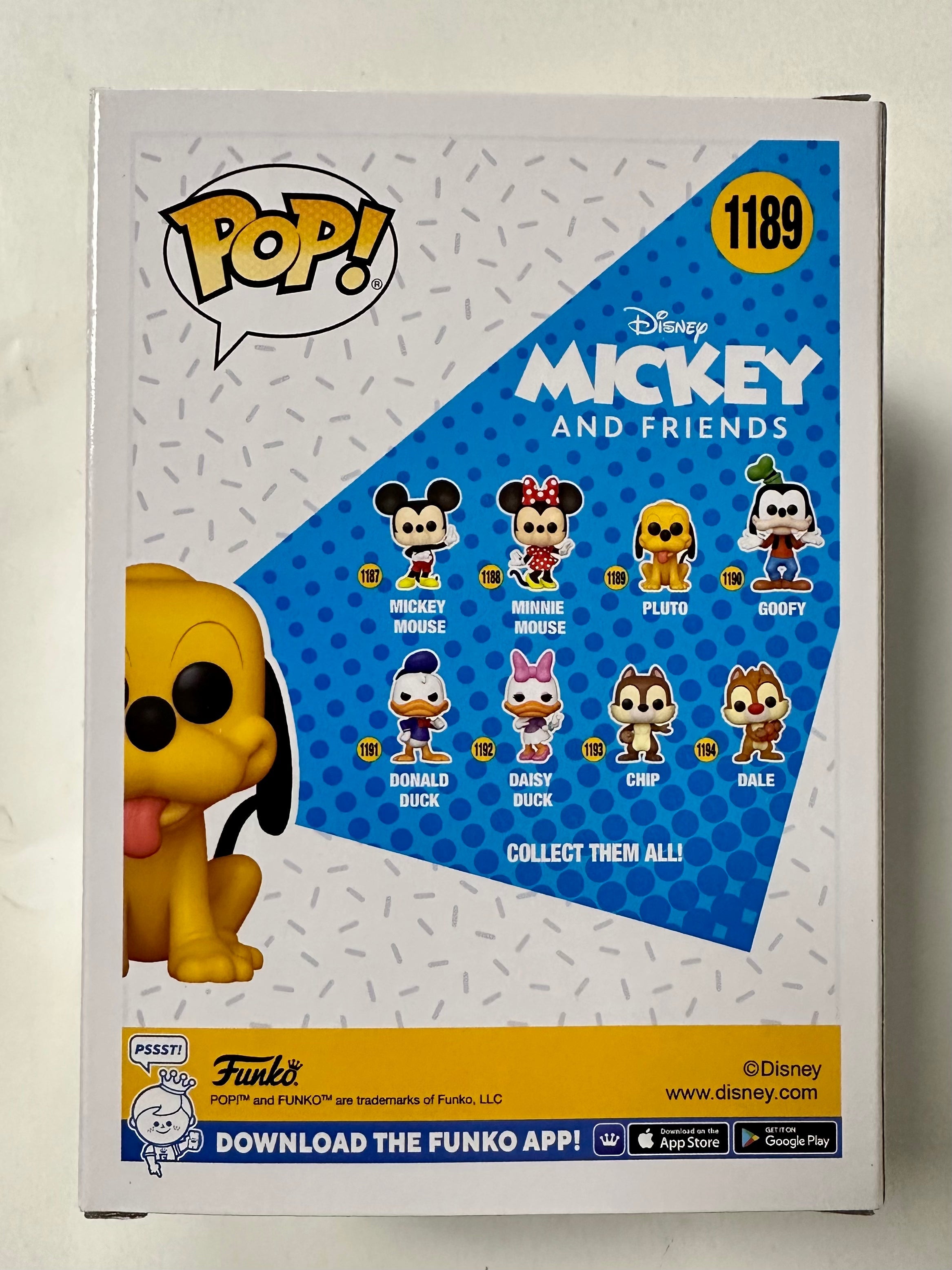 Funko Pop! Disney Classic Mickey’s Dog Pluto #1189 Mickey & Friends 2022
