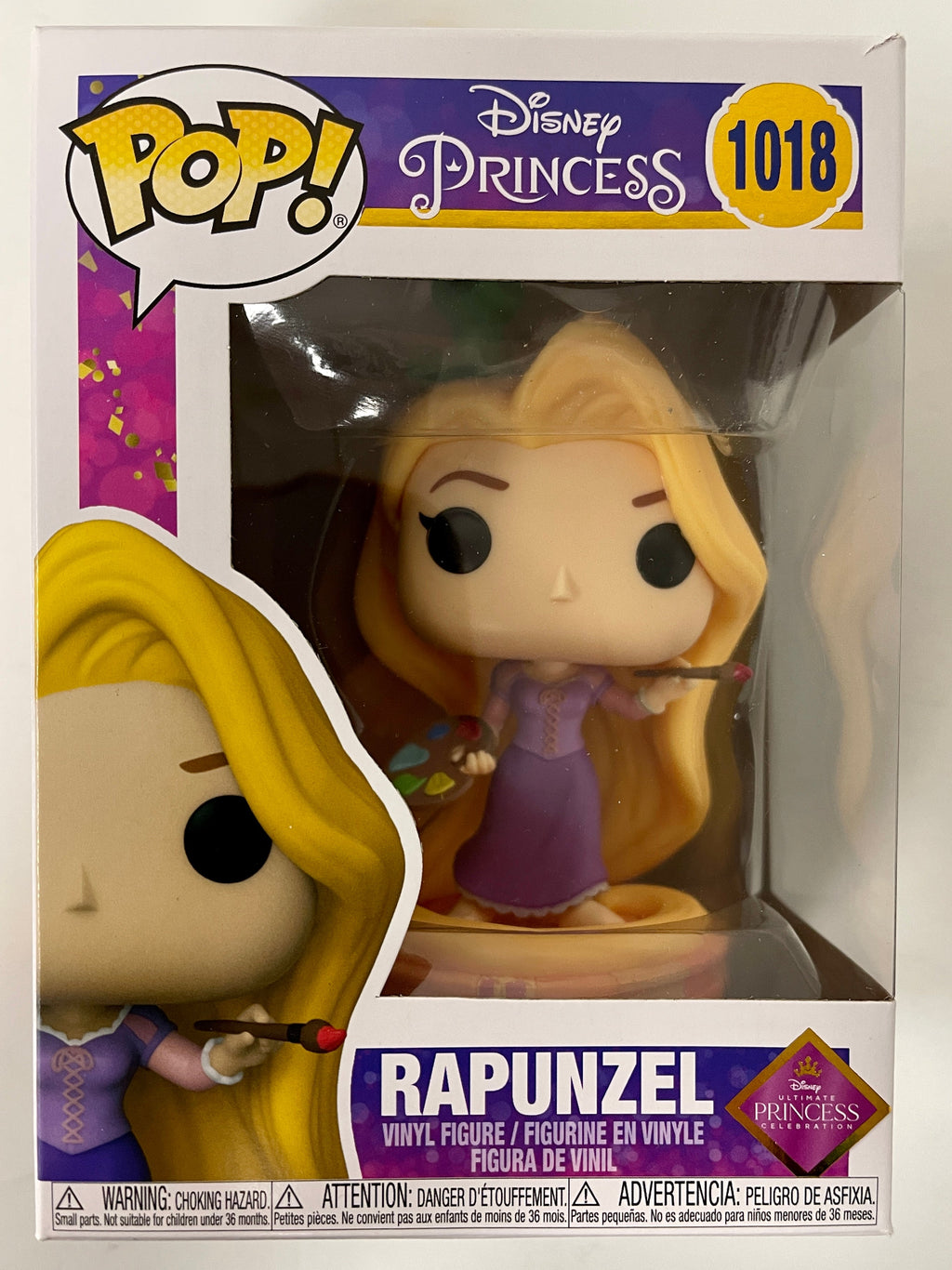Funko Pop! Disney Princess Rapunzel With Palette #1018 Ultimate Collection 2021