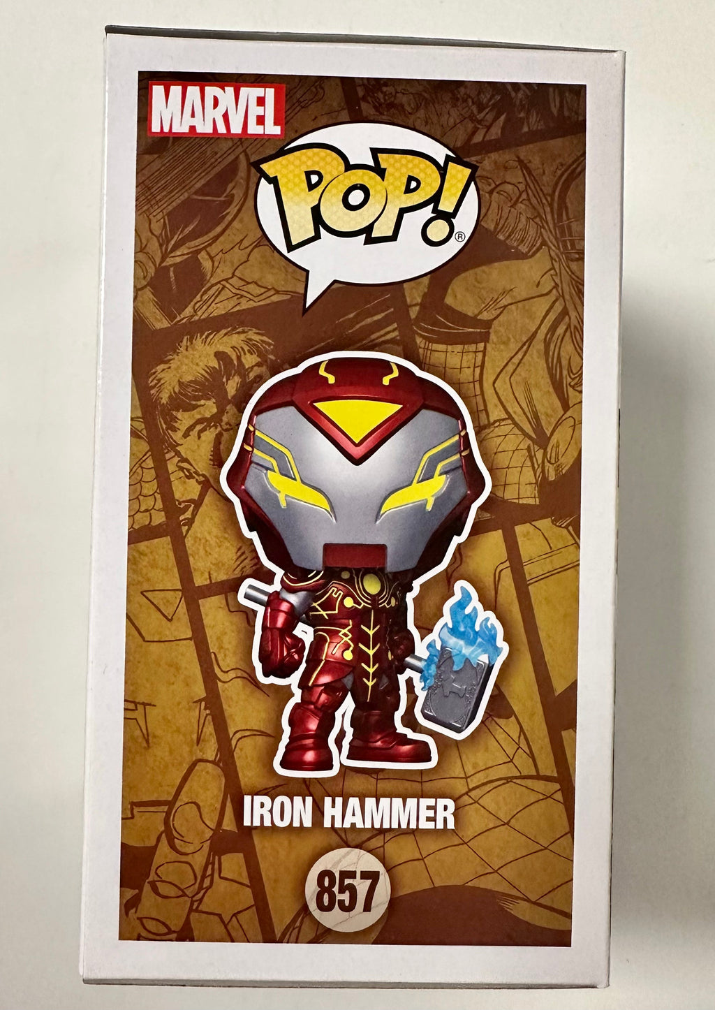 Funko Pop! Marvel Iron Hammer #857 Infinity Warps 2021 Glow Target Exclusive