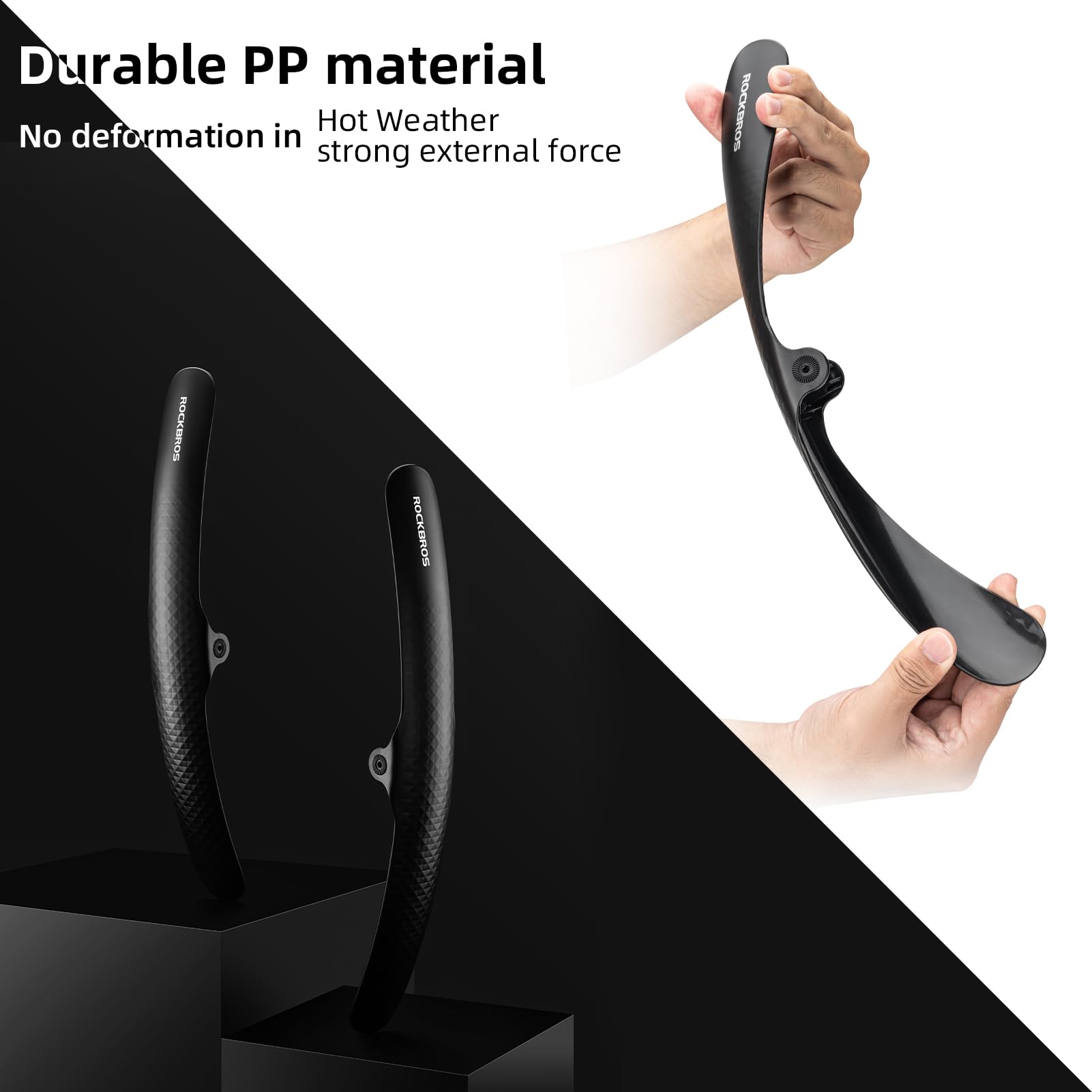 ROCKBROS Adjustable Bike Fenders Set for Road Bikes Easy Install