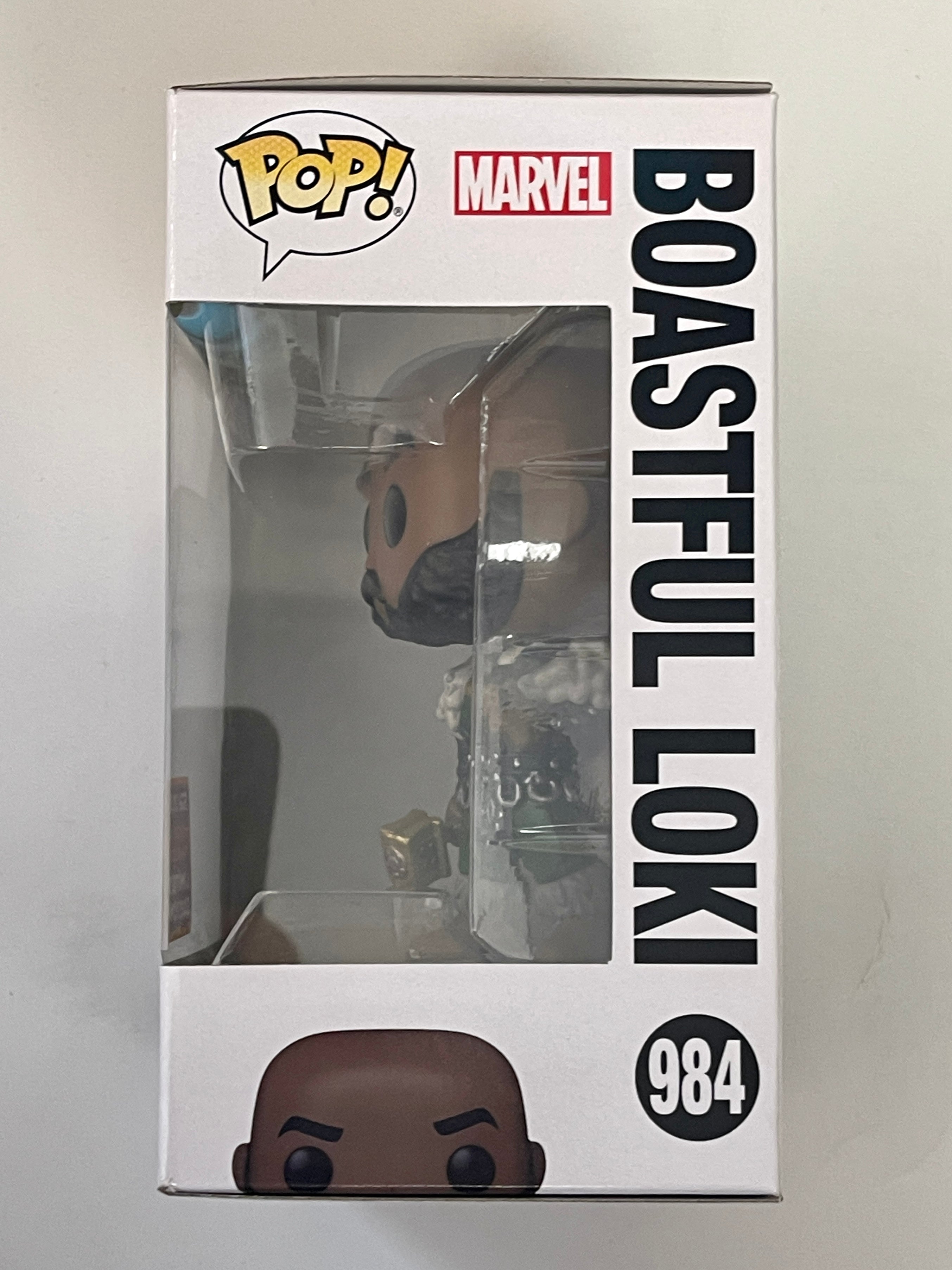 Funko Pop! Marvel Variant Boastful Loki #984 Wonderous 2022 Con Exclusive