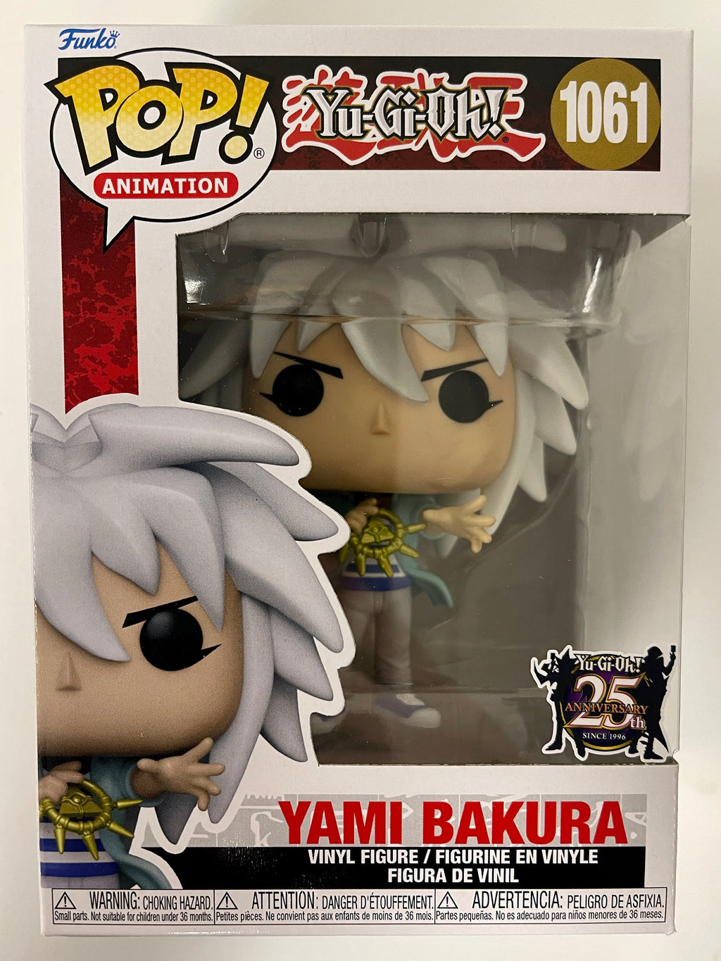 Funko Pop! Animation Yami Bakura With Millenium Ring #1061 Yu-Gi-Oh! 25th Anniversary 2021