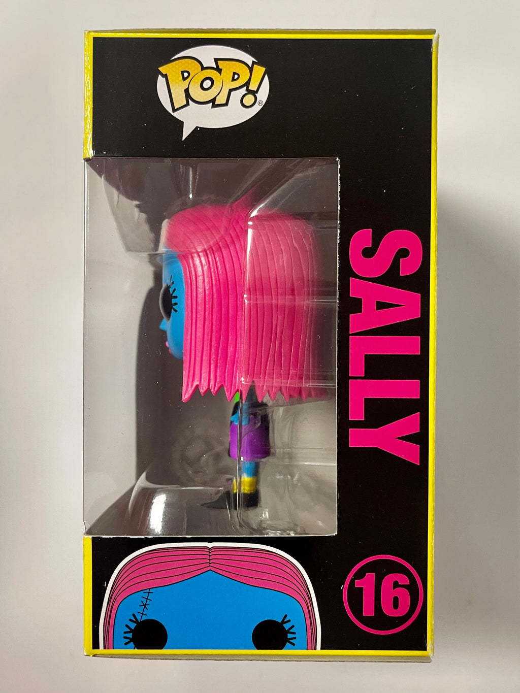 Funko Pop! Disney Black Light Sally Rag Doll #16 Nightmare Before Christmas 2022