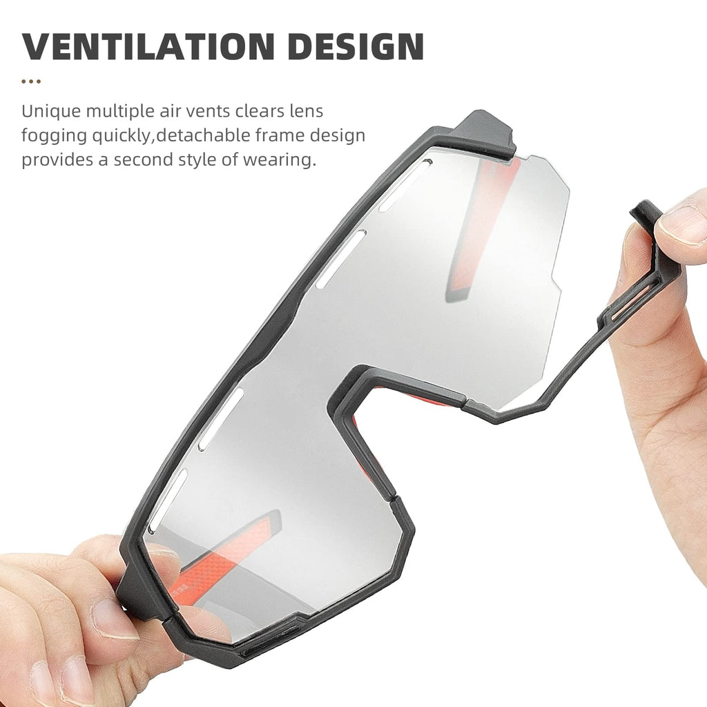 Polarized Photochromic Cycling Goggles (2-Lens Kit)