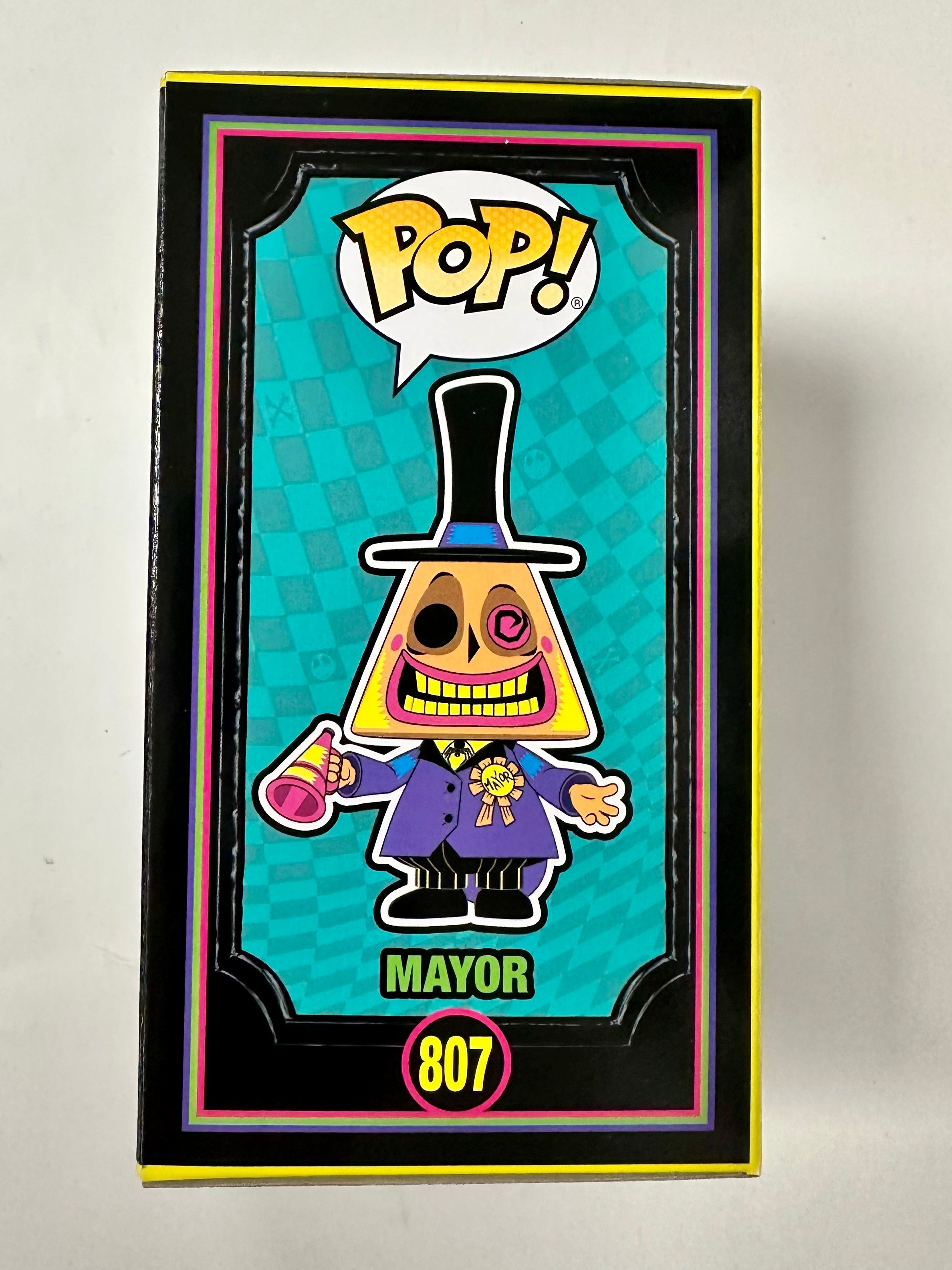 Funko Pop! Disney Black Light Mayor #807 Nightmare Before Christmas 2022